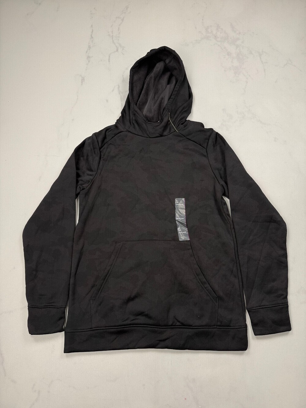 All In Motion Hoodie Sweatshirt Black Modern Streetwear - Boys XL